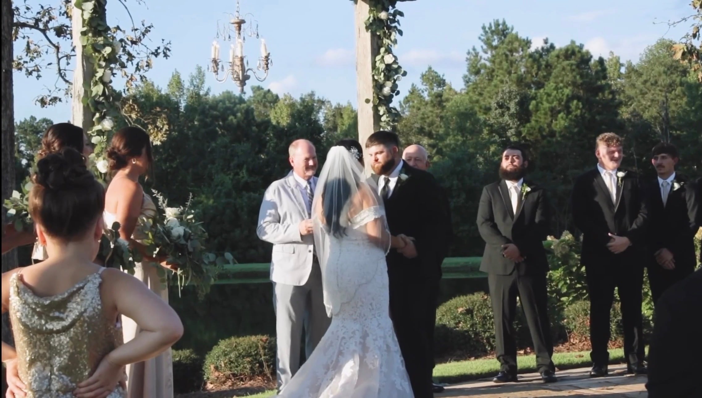 Venue Setup - Barn, Garden, Outdoor from Modern Barn Wedding at The Barn at Bridlewood | Hattiesburg, MS