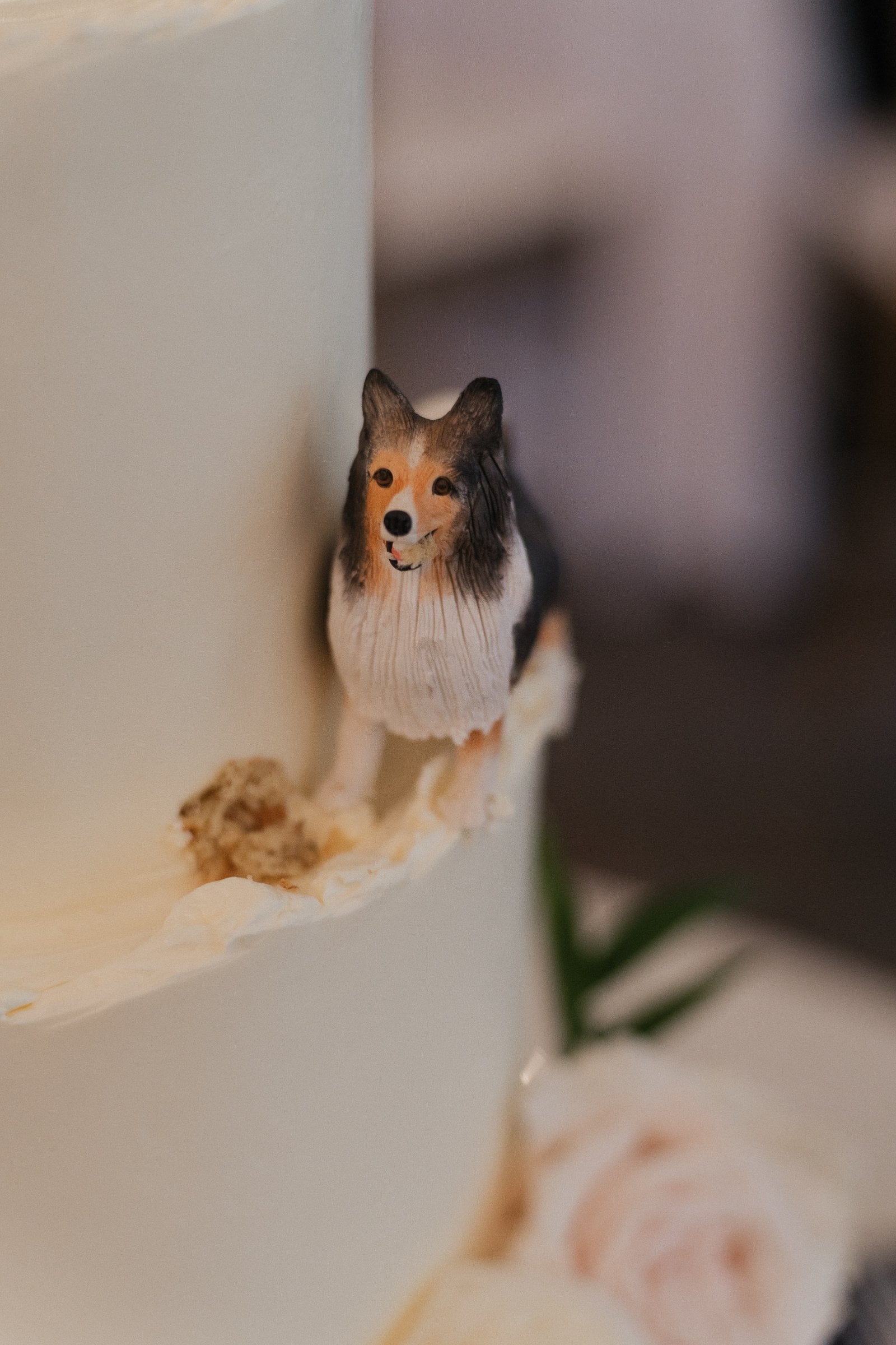 Food Drink - Cake from Vintage Glamour Wedding in Northwest Indiana