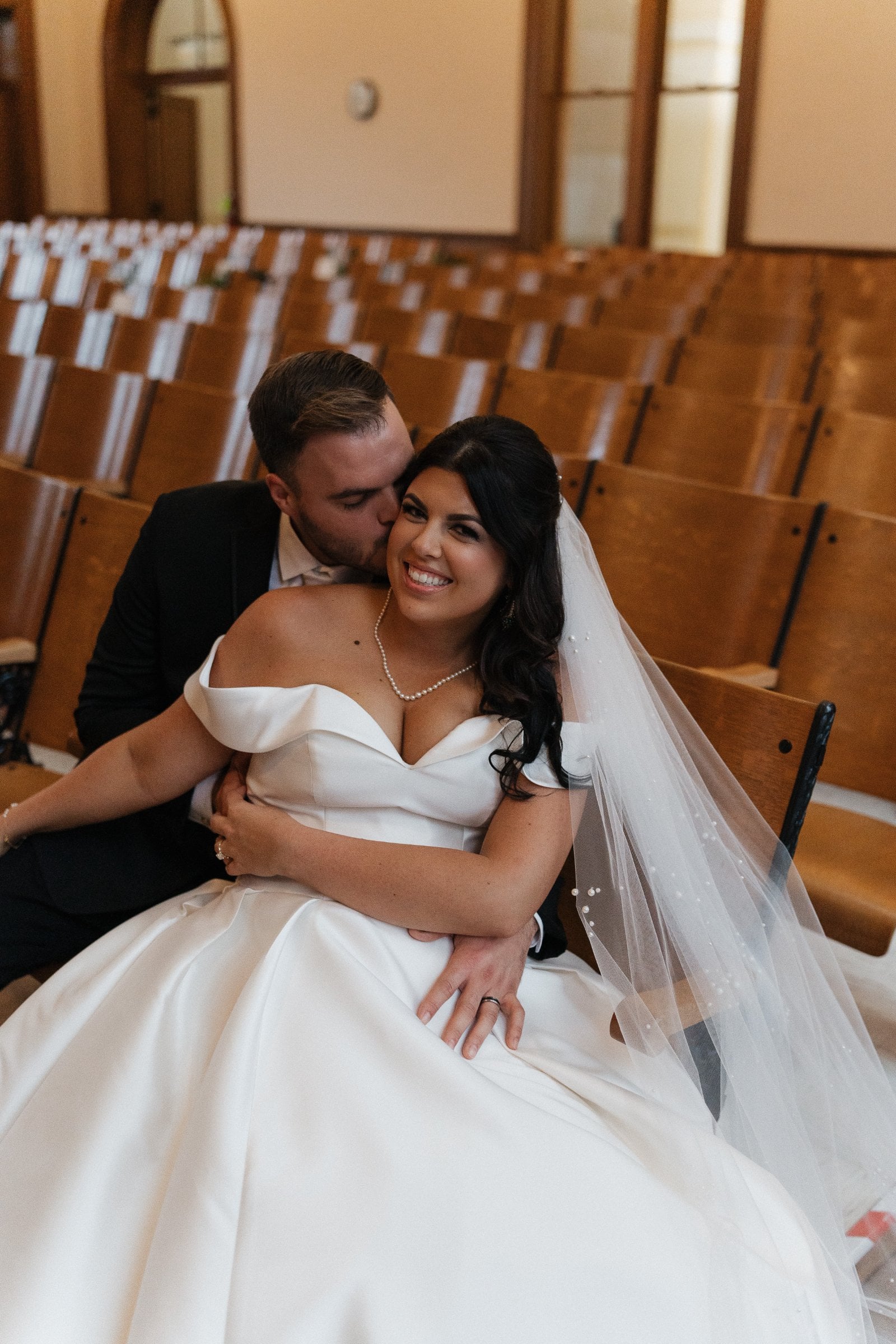 The Style - Accessories, Dress, Hair & Makeup, Suit from Vintage Glamour Wedding in Northwest Indiana