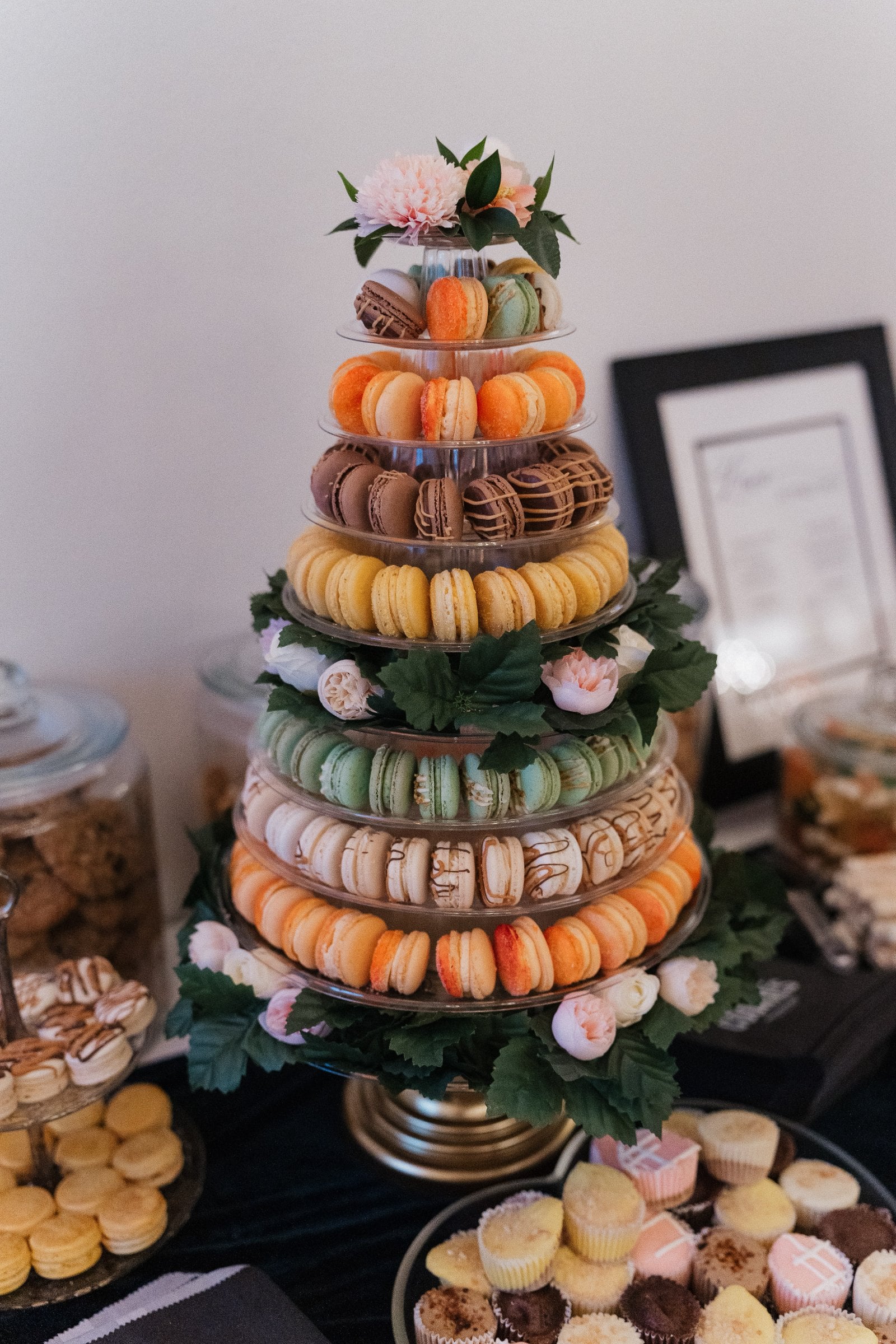 Food Drink - Dessert Table from Vintage Glamour Wedding in Northwest Indiana