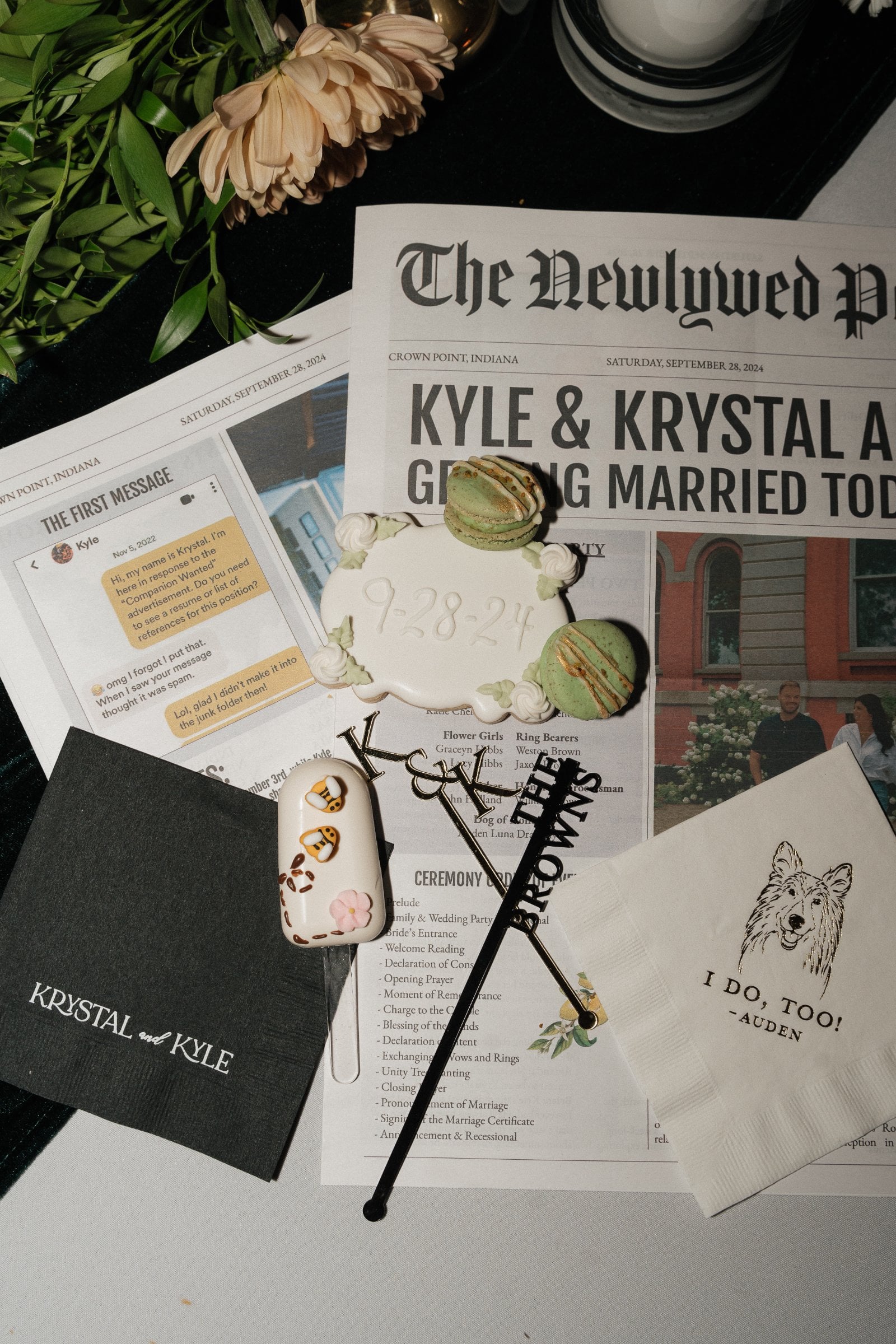 The Style - Accessories, Flat Lays from Vintage Glamour Wedding in Northwest Indiana