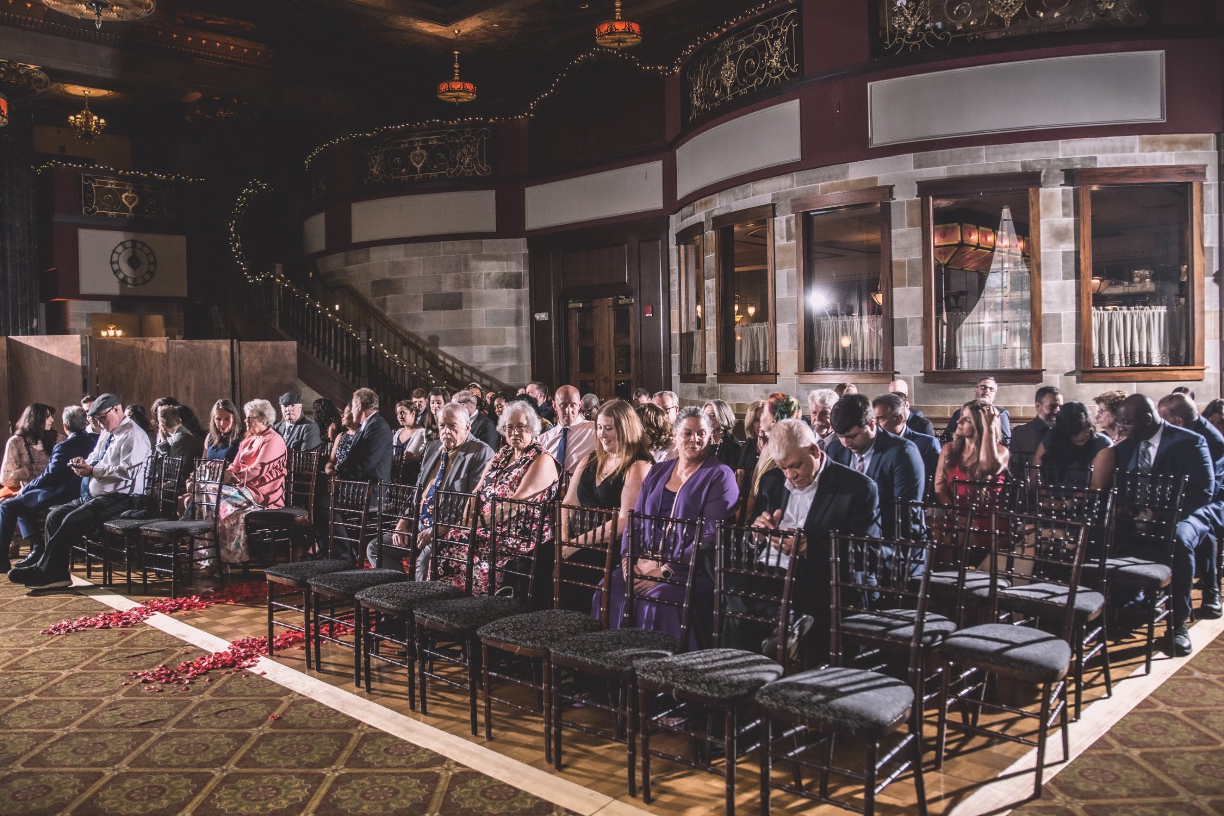 Venue Setup - Industrial from Beauty and the Beast meets Peaky Blinders